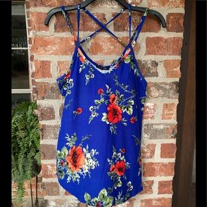 Papermoon criss-cross strappy top